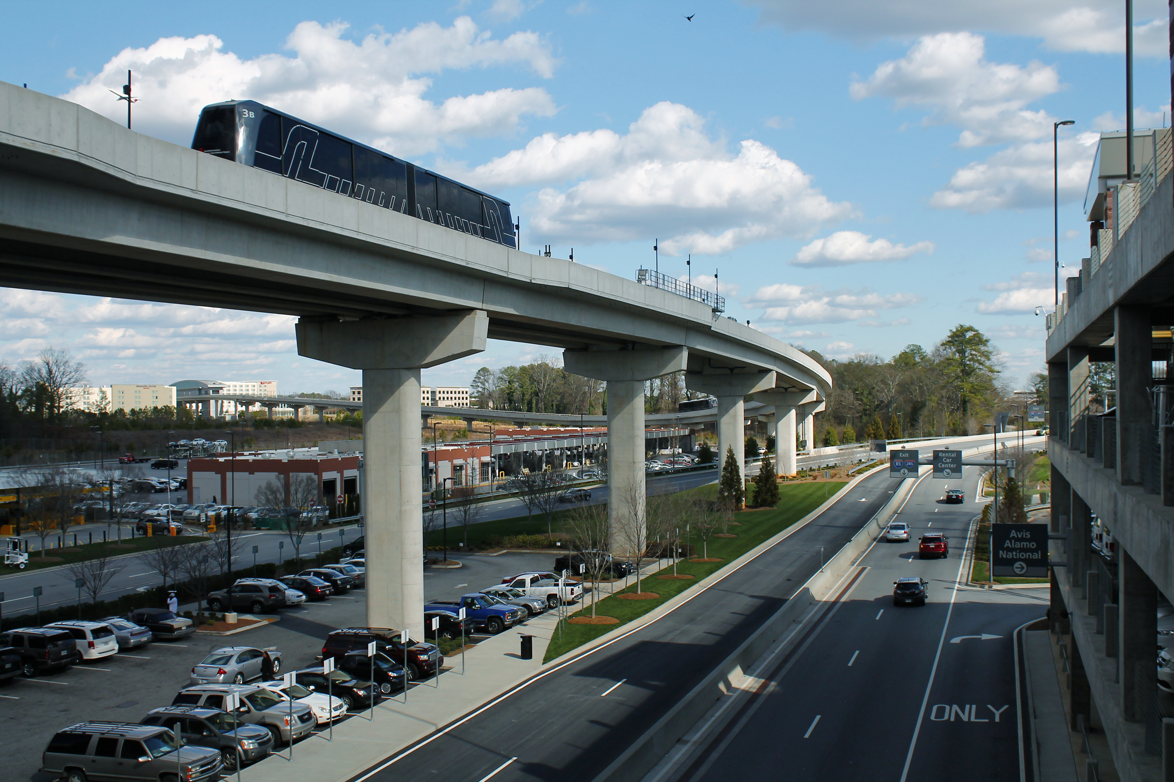 ATL SkyTrain and Atlanta Airport Rental Car Center